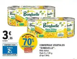 E.Leclerc BONDUELLE Conservas vegetales oferta