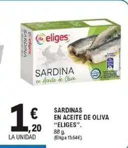 E.Leclerc ELIGES Sardinas en aceite de oliva oferta