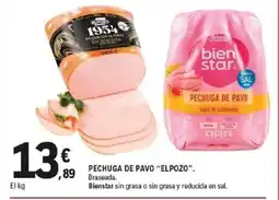 E.Leclerc ELPOZO Pechuga de pavo oferta