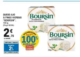 E.Leclerc BOURSIN Queso ajo & finas hierbas oferta