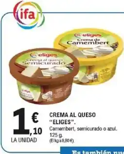E.Leclerc ELIGES Crema al queso oferta