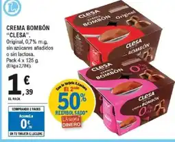 E.Leclerc CLESA Crema bombón oferta