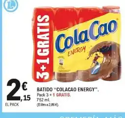 E.Leclerc COLACAO ENERGY Batido oferta