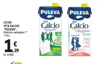 E.Leclerc PULEVA Leche vita calcio oferta