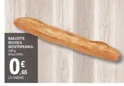 E.Leclerc Baguette rústica mediterránea oferta
