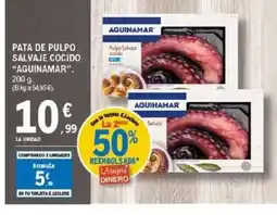 E.Leclerc AGUINAMAR Pulpo Salvaje Pata de pulpo salvaje cocido oferta