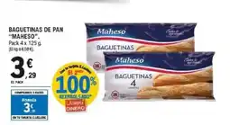 E.Leclerc MAHESO Baguetinas de pan oferta