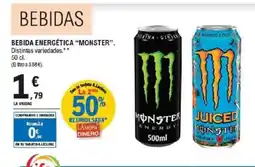 E.Leclerc MONSTER Bebida energética oferta
