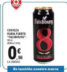E.Leclerc FALSBOURG Cerveza rubia fuerte oferta