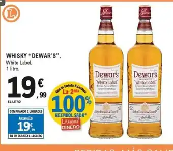 E.Leclerc DEWAR'S Whisky oferta