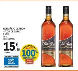 E.Leclerc FLOR DE CAÑA Ron añejo clásico oferta