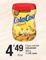SPAR Fragadis Cola cao - cacau soluble oferta