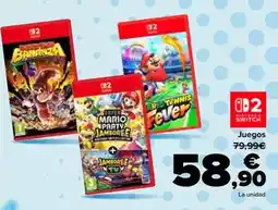 Carrefour Nintendo - juegos oferta