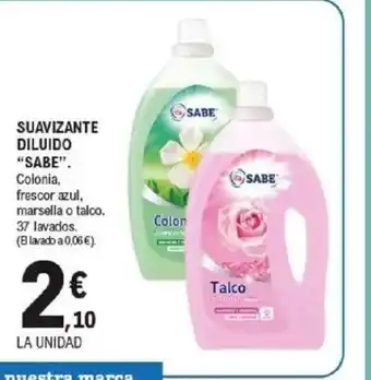 E.Leclerc SABE Suavizante diluido oferta