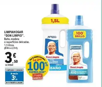 E.Leclerc DON LIMPIO Limpiahogar oferta