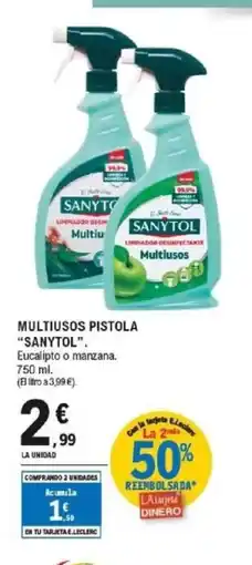 E.Leclerc SANYTOL Multiusos pistola oferta