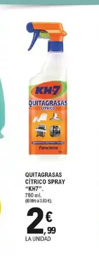 E.Leclerc KH7 Quitagrasas citrico spray oferta