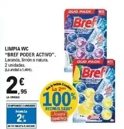 E.Leclerc BREF PODER ACTIVO Limpia wc oferta