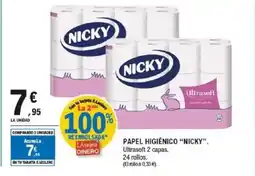 E.Leclerc NICKY Papel higiénico oferta