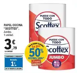 E.Leclerc SCOTTEX Papel cocina oferta
