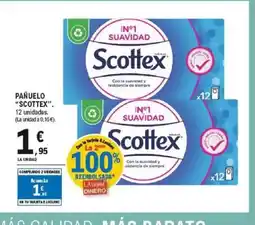 E.Leclerc SCOTTEX Pañuelo oferta