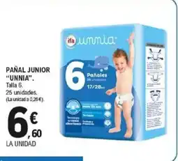 E.Leclerc UNNIA Pañal junior oferta