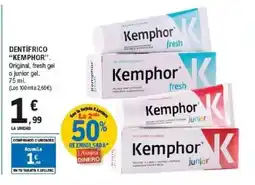 E.Leclerc KEMPHOR Dentifrico oferta
