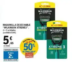 E.Leclerc WILKINSON XTREME 3 Maquinilla desechable oferta