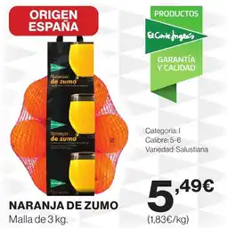 Supercor Naranja de zumo oferta