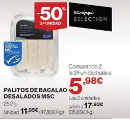 Supercor Palitos de bacalao desalados msc oferta