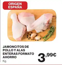 Supercor Jamoncitos de pollo y alas enteras formato ahorro oferta