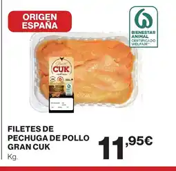 Supercor CUK Filetes de pechuga de pollo gran oferta
