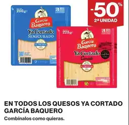 Supercor GARCÍA BAQUERO En todos los quesos ya cortado oferta