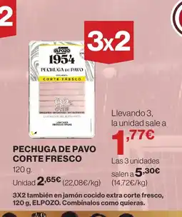 Supercor Pechuga de pavo corte fresco oferta