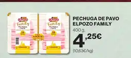 Supercor Pechuga de pavo elpozo family oferta