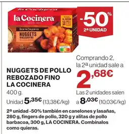 Supercor LA COCINERA Nuggets de pollo rebozado fino oferta