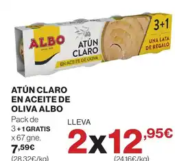 Supercor ALBO Atún claro en aceite de oliva oferta