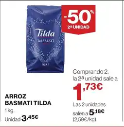 Supercor TILDA Arroz basmati oferta