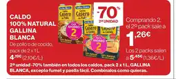 Supercor GALLINA BLANCA Caldo 100% natural oferta