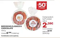 Supercor Bizcocho clásico o chocolate oferta