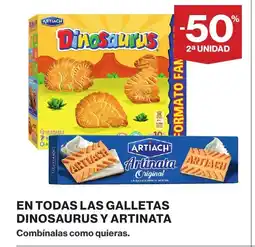Supercor En todas las galletas dinosaurus y artinata oferta
