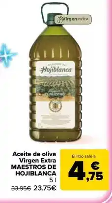 Carrefour Maestros de hojiblanca - aceite de oliva virgen extra oferta