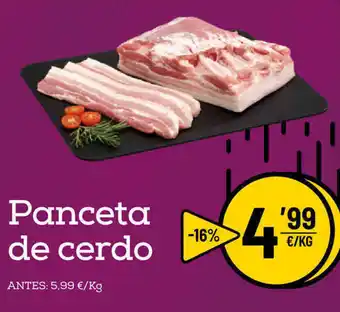 AhorraMas Panceta de Cerdo oferta