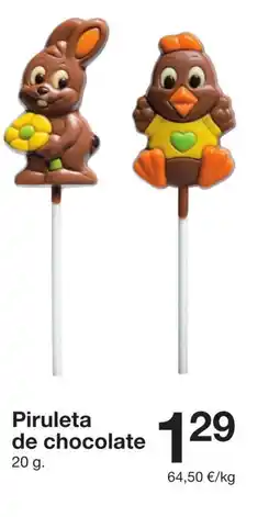 Zeeman Piruleta de chocolate oferta