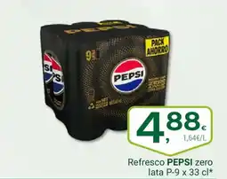 Supermercados Dani PEPSI Refresco zero oferta