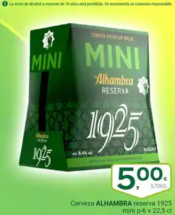 Supermercados Dani ALHAMBRA 1925 Cerveza reserva oferta