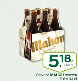 Supermercados Dani MAHOU Cerveza reserva oferta