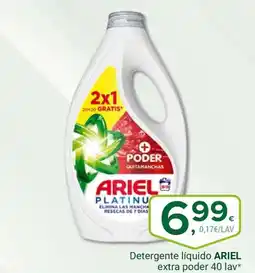 Supermercados Dani ARIEL Detergente líquido extra poder 40 lav oferta