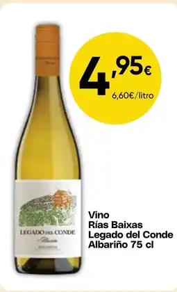 Cash FROIZ Vino Rías Baixas Legado del Conde Albariño oferta