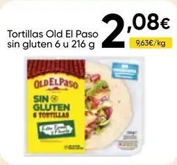 Cash FROIZ OLD EL PASO Tortillas sin gluten 6 u oferta